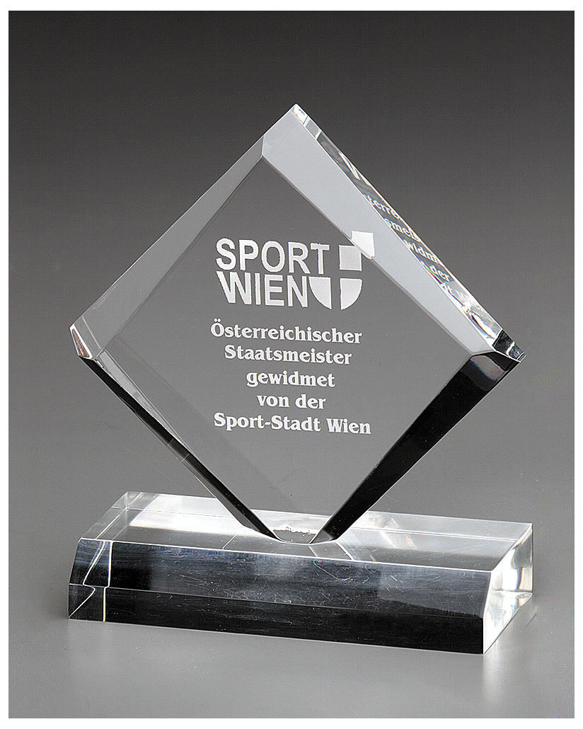 Acryltroph�e Diamond-Award