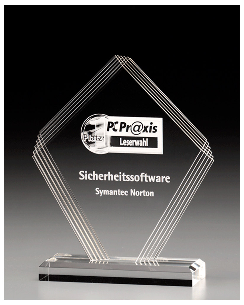 Acryltroph�e Diamond-Shape