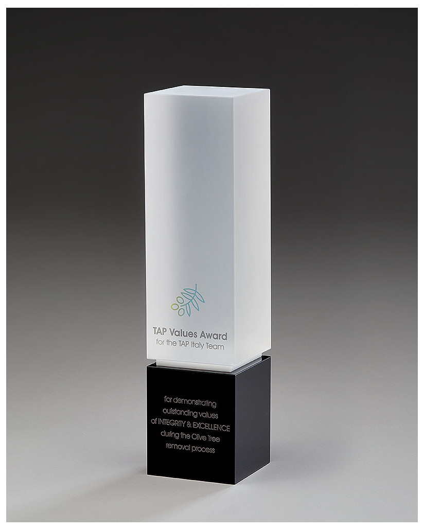 Glasaward Cubix-Moonlight Glasaward Cubix-Moonlight