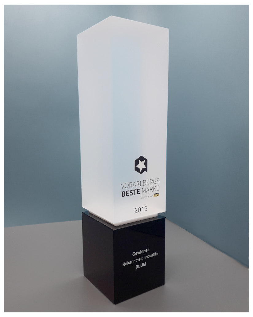 Glasaward Cubix-moonlight Glasaward Cubix-moonlight