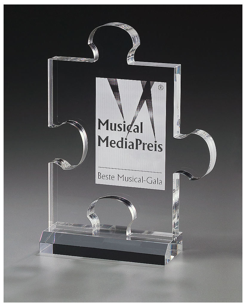 Acrylpokal mit Lasergravur Acrylpokal mit Lasergravur