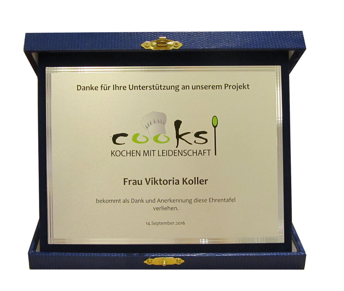 Ehrentafel Palermo mit UV-Druck Ehrentafel Palermo mit UV-Druck