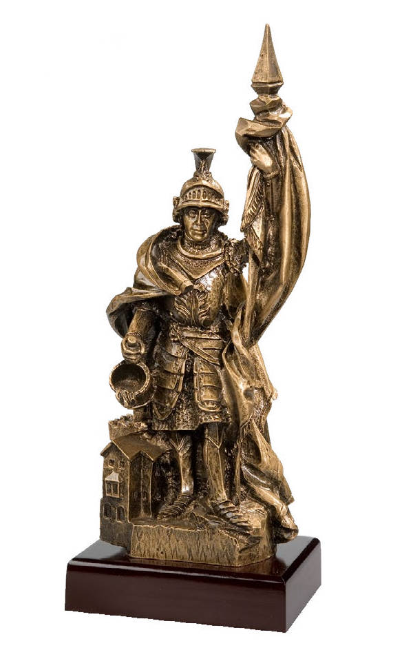 Glaspokale mit Gravur, Glastroph&auml;en, Glasawards, 3D Foto Glasgravur, Pokale:  Feuerwehrtroph�e FF.2