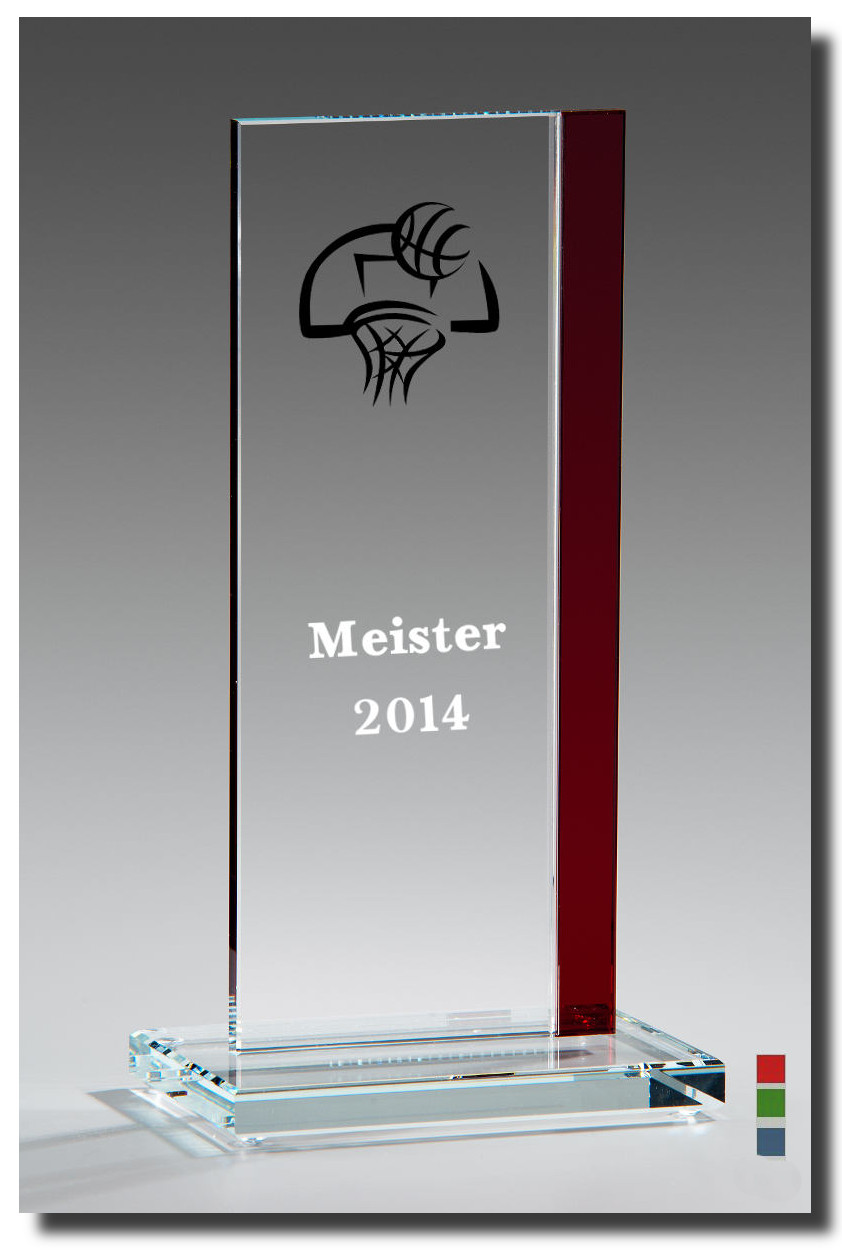 Glastroph�e Farbstreifen