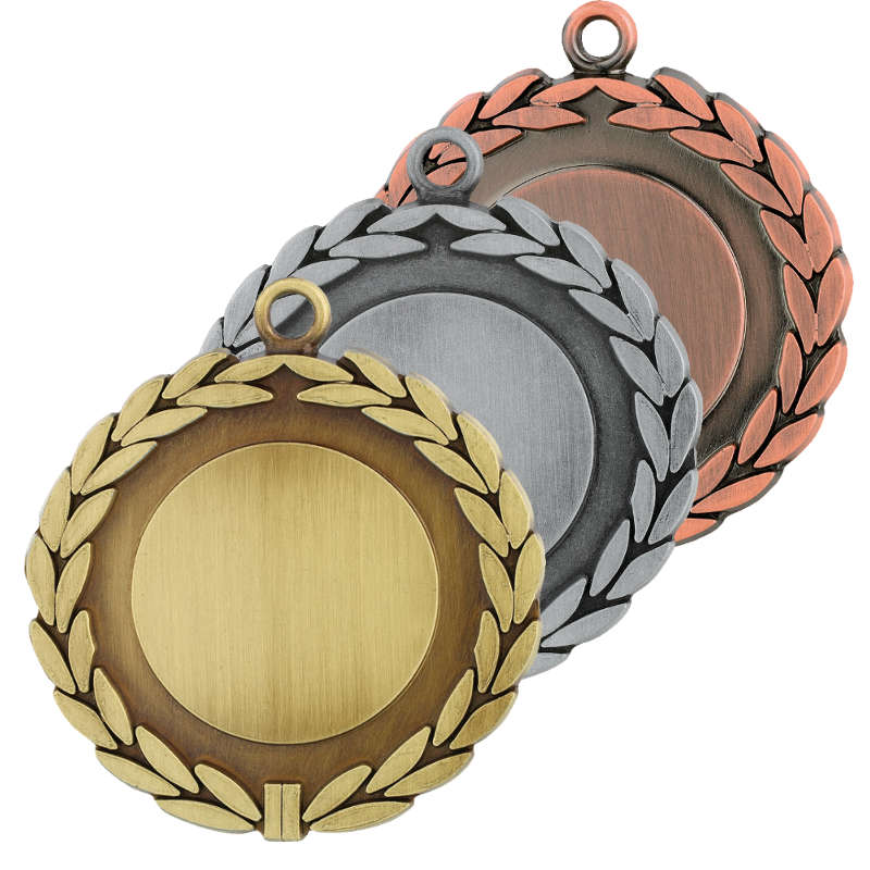 Glaspokale mit Gravur, Glastroph&auml;en, Glasawards, 3D Foto Glasgravur, Pokale:  Medaille M43-7A