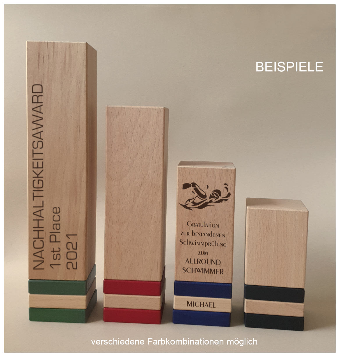 Holztrophäe Triumpf Holztrophäe Triumpf