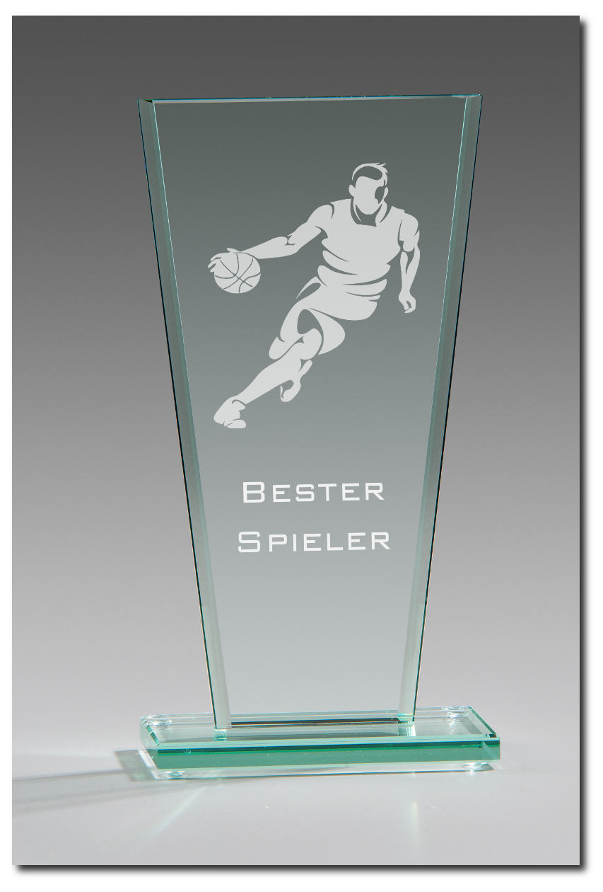 Glastroph&auml;e Trapez-green