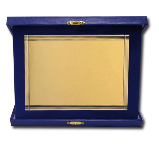 Glaspokale mit Gravur, Glastroph&auml;en, Glasawards, 3D Foto Glasgravur, Pokale:  Ehrentafel-Milano-gold