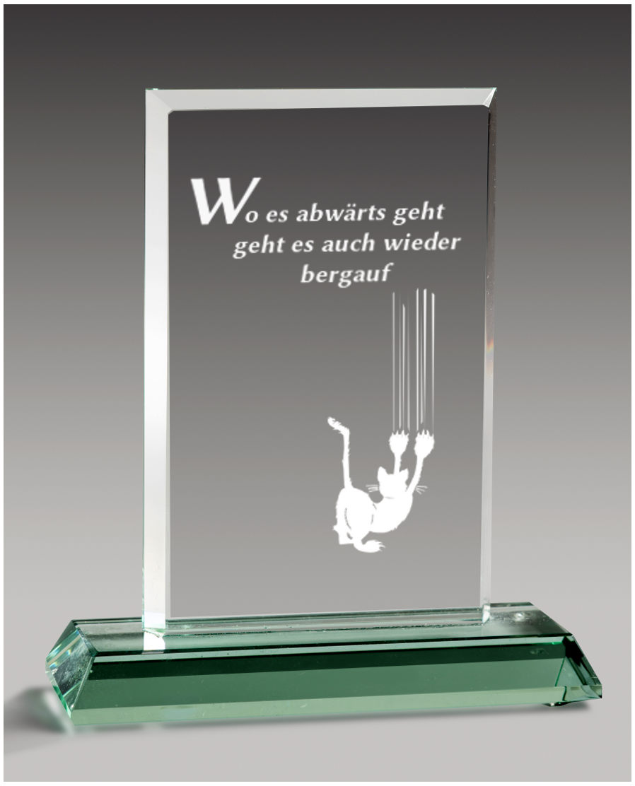 Glaspokale mit Gravur, Glastroph&auml;en, Glasawards, 3D Foto Glasgravur, Pokale:  Glaspokal Portal
