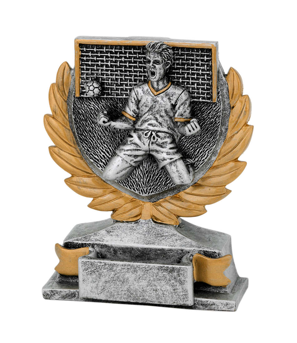 Glaspokale mit Gravur, Glastroph&auml;en, Glasawards, 3D Foto Glasgravur, Pokale:  Fu�balltroph�e F.44