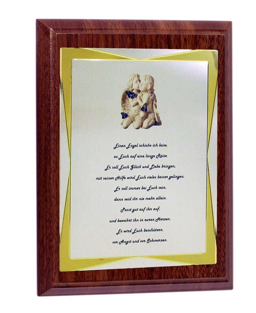Glaspokale mit Gravur, Glastroph&auml;en, Glasawards, 3D Foto Glasgravur, Pokale:  Ehrentafel Ravenna-silber