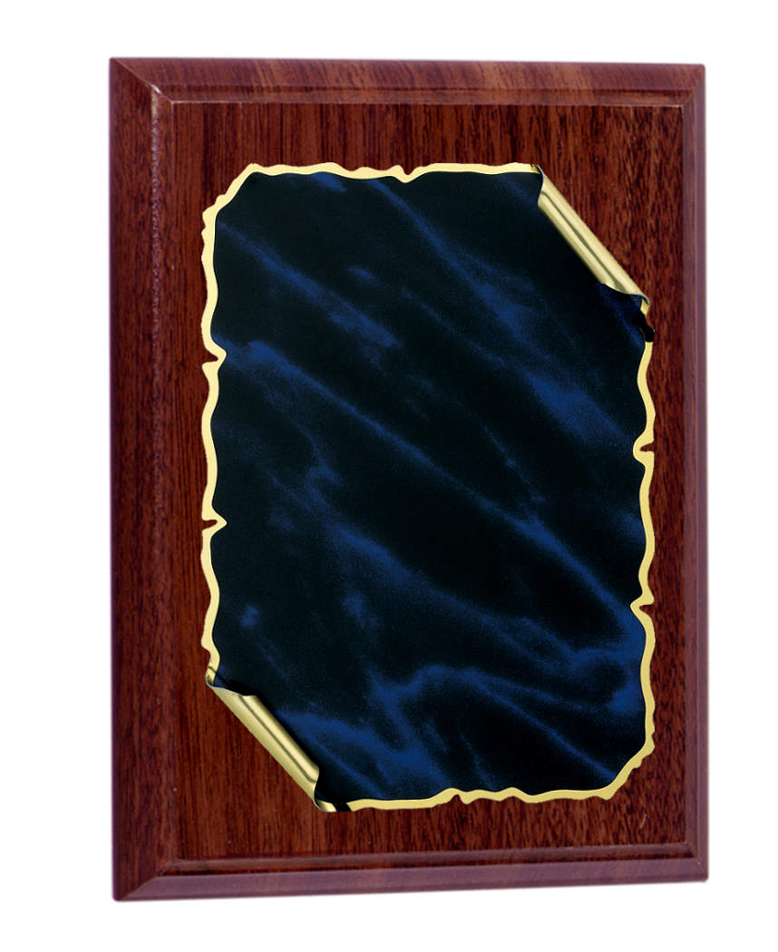 Glaspokale mit Gravur, Glastroph&auml;en, Glasawards, 3D Foto Glasgravur, Pokale:  Ehrentafel Urkunde-blau