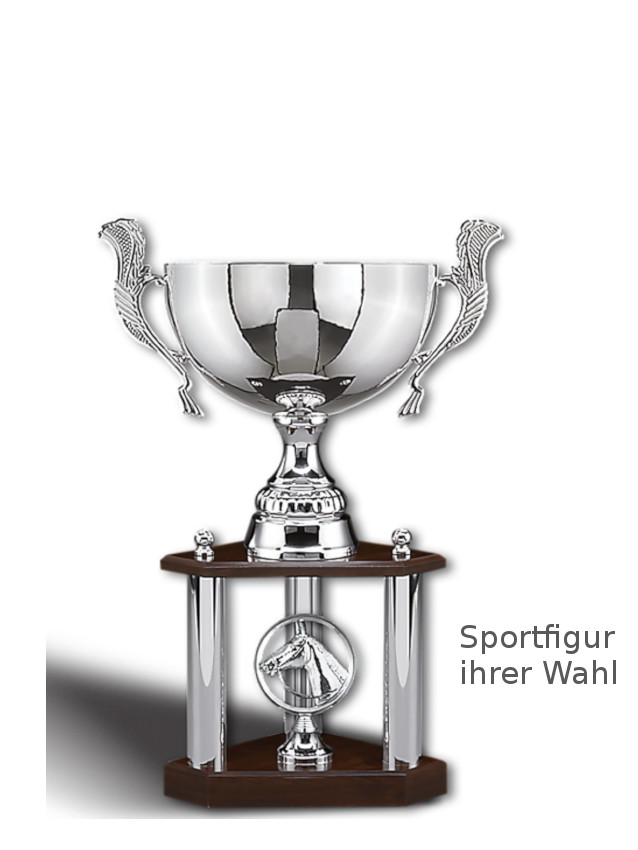 Glaspokale mit Gravur, Glastroph&auml;en, Glasawards, 3D Foto Glasgravur, Pokale:  S�ulenpokal S2