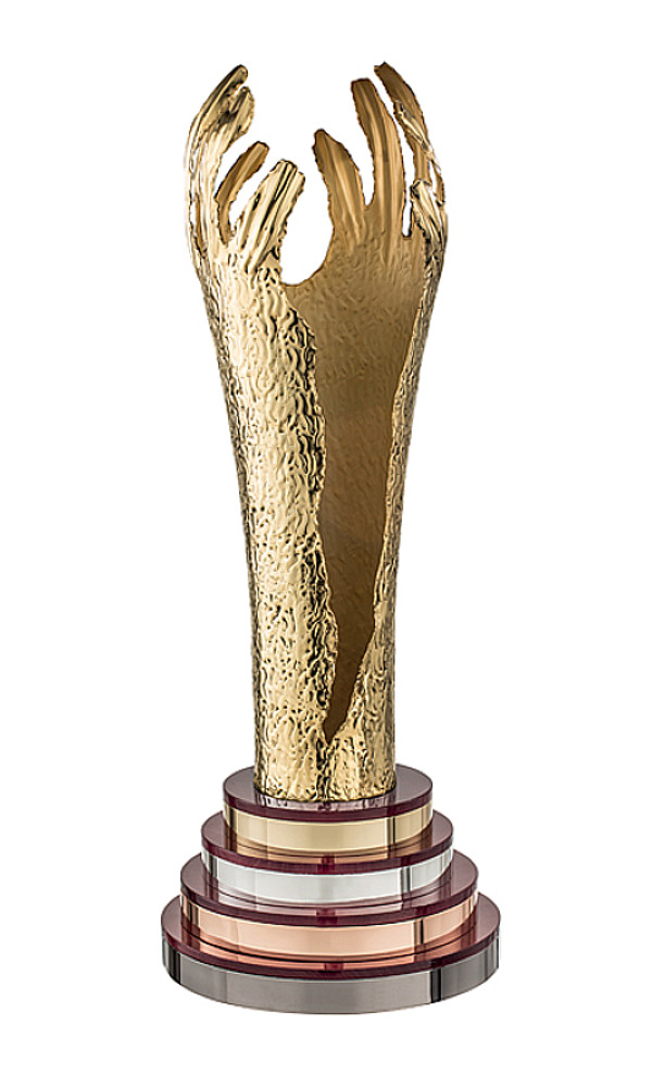 Glaspokale mit Gravur, Glastroph&auml;en, Glasawards, 3D Foto Glasgravur, Pokale:  Pokal Malone